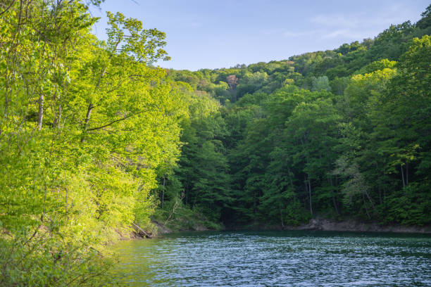 Allegheny national forest information Kinzua point copy space backgrounds vacation destination