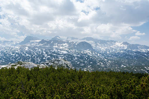 Dachstein mountain in summer in Austria