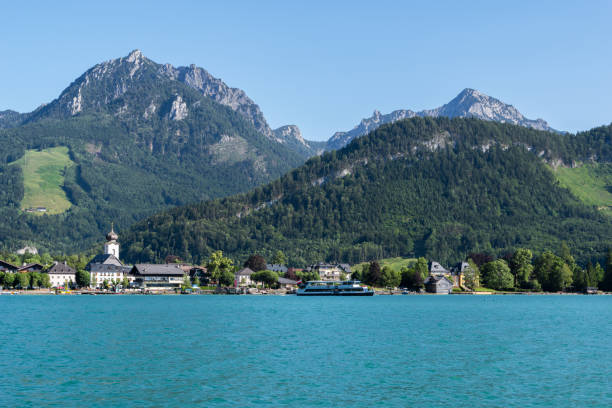 istock Lake Wolfgang in sunset, Austria 1494524835