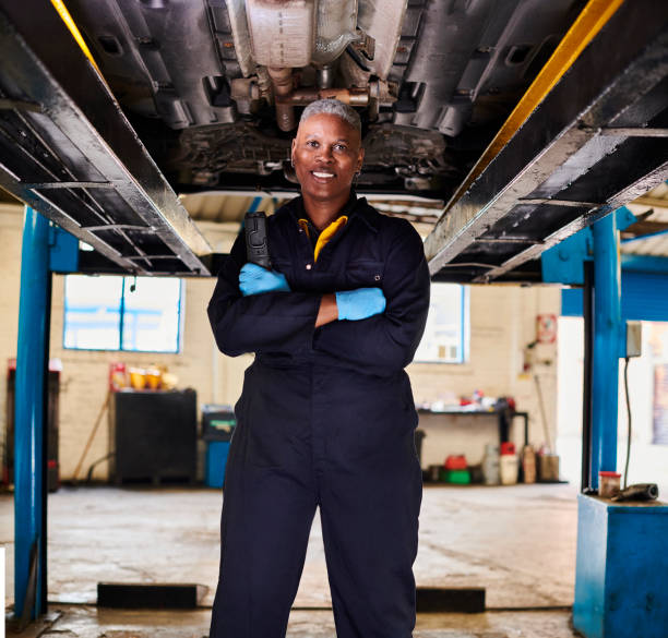 istock female car mechanic portrait 1494525491