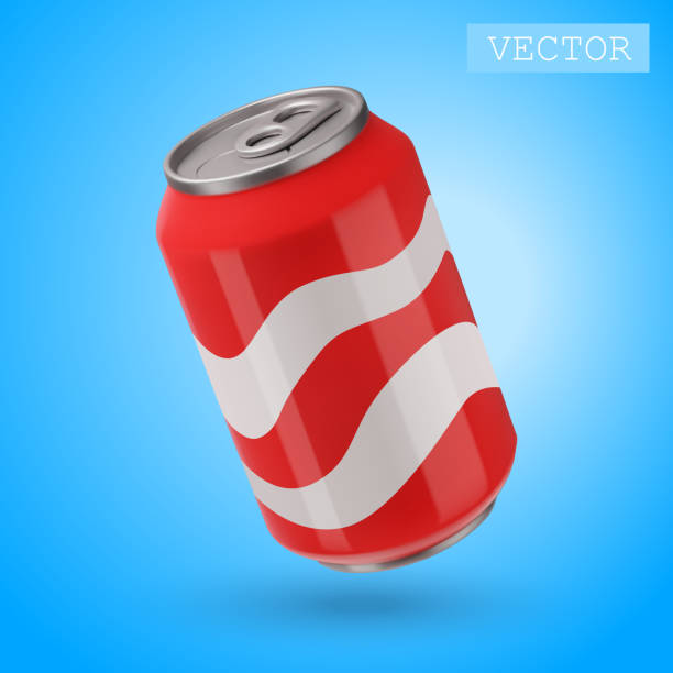 istock 3D Render Of A Red Tin Can. Drink, Fast Food. Junk Unhealthy Beverage. Bright Illustration In Cartoon 3D Style Isolated On A White Background. 1494526221