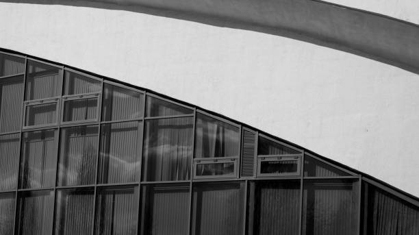 istock Modern architecture in the style of brutalism. 1494526391