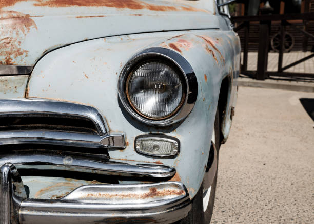 istock headlight of old retro car 1494526557