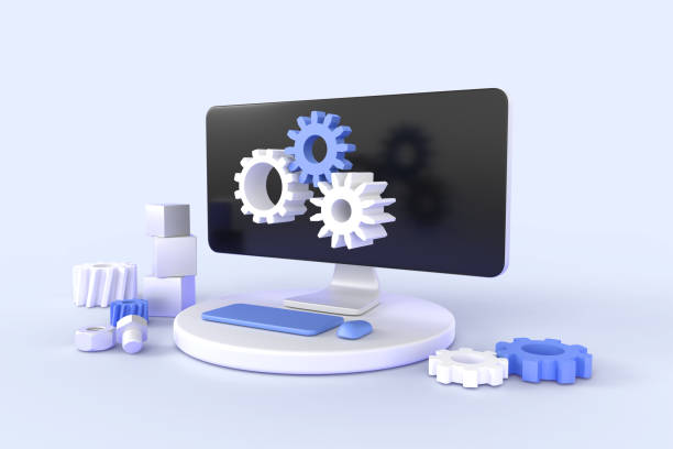 Computer Cog 2,300+ Isometric Computer Cogs Stock Photos, Pictures & Royalty-Free ...