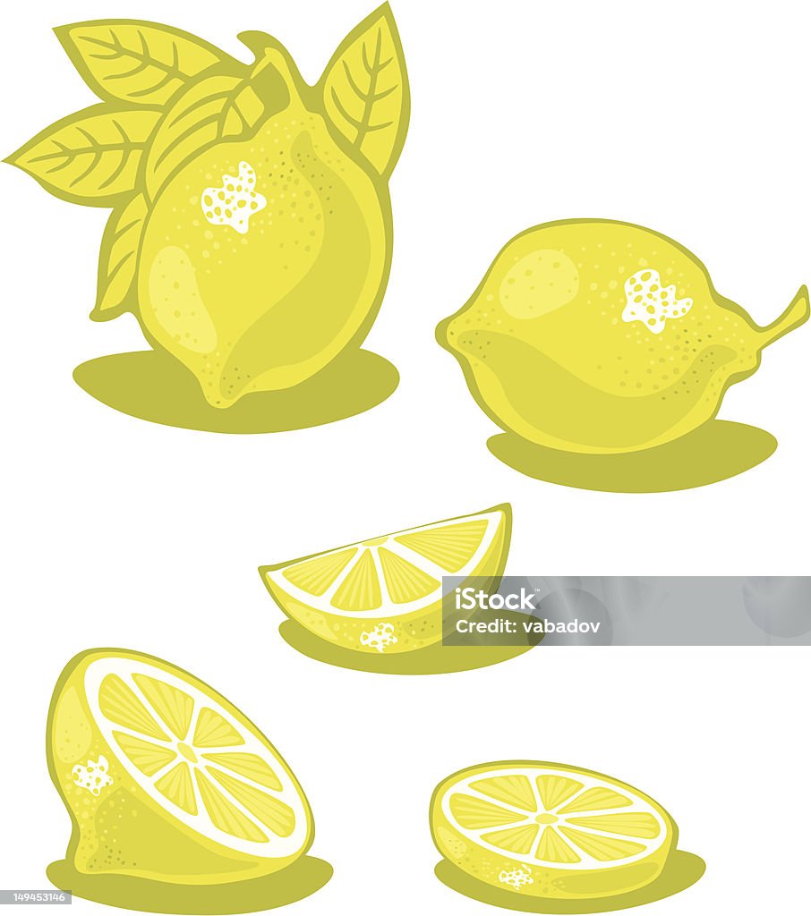 Lemons - Векторная графика Лимон роялти-фри