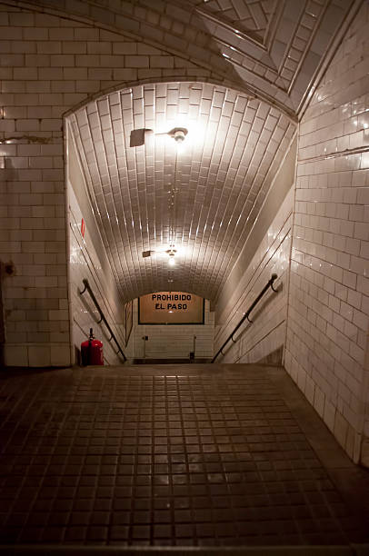 istock Old subway station in Madrid 149453418