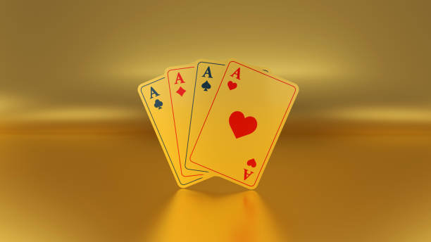 istock Gold Casino Four Aces Poker Cards 1494534249