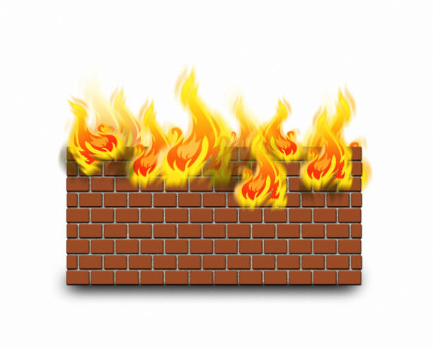 firewall stock photo