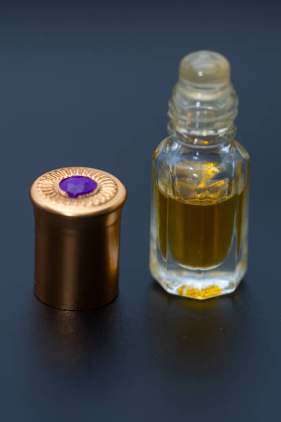 istock small bottle with myrrh, holy anointing oil from Holy Mount Athos 1494544219