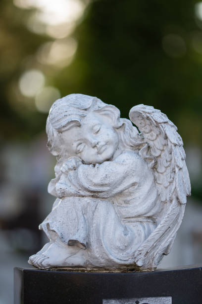 istock Angel statue in cemetery,Bistrita, Romania,2018 1494544682