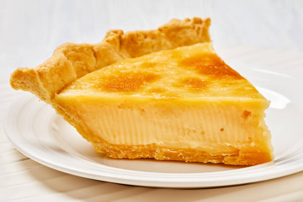 istock sugar cream pie, hoosier pie, custard cream pie 1494546472