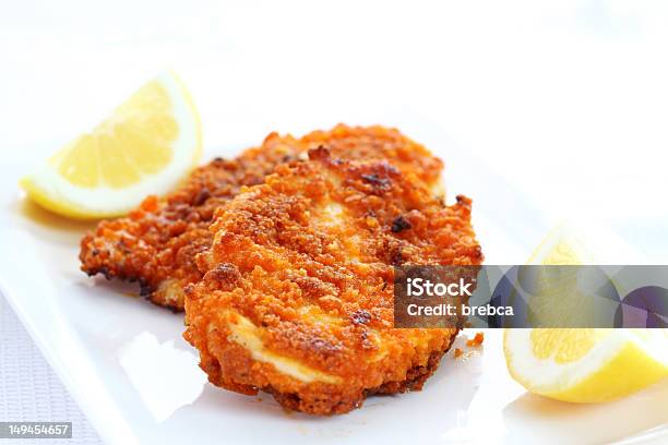 Fried Chicken Schnitzel Stock Photo - Download Image Now - Cutlet, Fried Chicken, Heat - Temperature