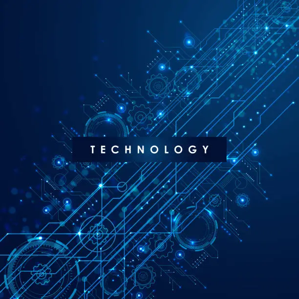 Vector illustration of Technology Background