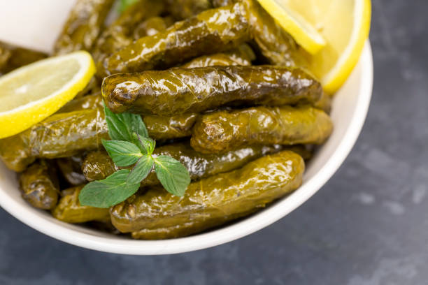 istock Turkish foods; stuffed leaves (yaprak sarmasi) 1494548678