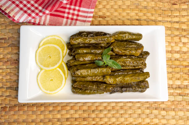 istock Turkish foods; stuffed leaves (yaprak sarmasi) 1494549150