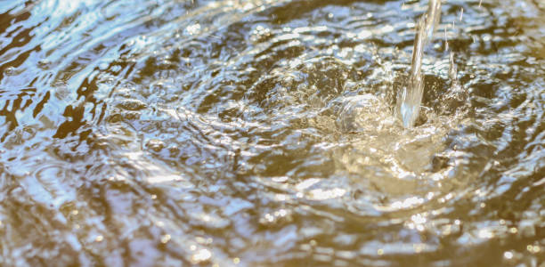 istock Background of flowing water in a vessel. 1494550266