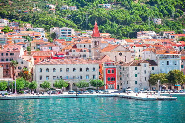 istock Makarska Croatia coastal town 1494550751