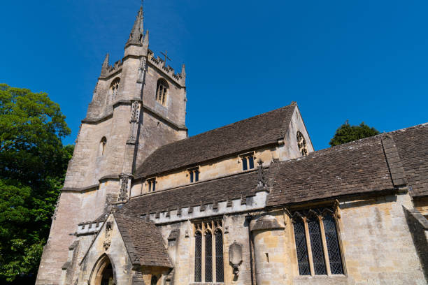 istock Church in St Andrews Castle Combe Wiltshire England UK 1494567749