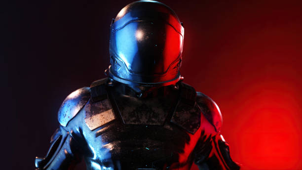 Exploring the Boundless Cosmos: A Visionary Astronaut in a Cutting-Edge Space Suit Embarking on a Celestial Odyssey. Highest Quality Render.