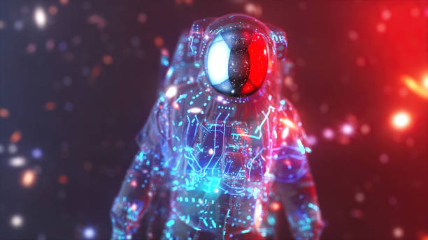 istock Exploring the Boundless Cosmos: A Visionary Astronaut in a Cutting-Edge Space Suit Embarking on a Celestial Odyssey. Highest Quality Render. 1494570315