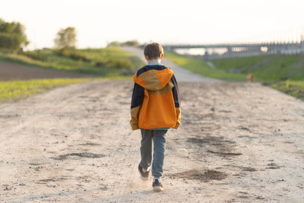 istock Young Boy Walking near the Forest 1494571079