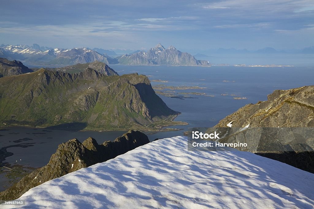 Costa norueguesa - Foto de stock de Austvagoy royalty-free
