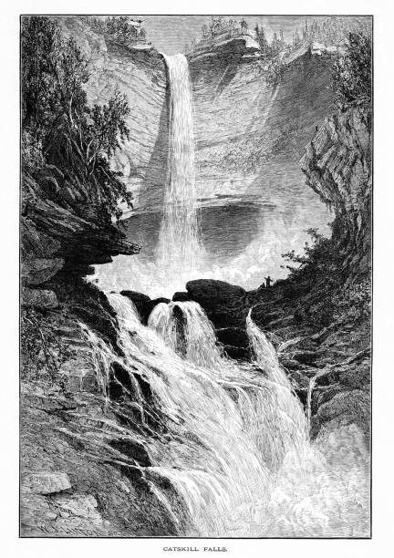 istock Catskill Falls, Catskill Mountains, New York State, United States, American Geography 1494579607