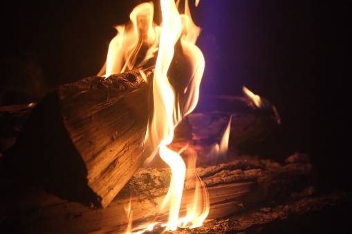 Extraordinary amazing flames burning brightly captured by Aastik Maurya