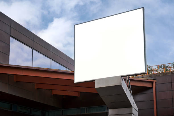 istock Large informational advertising display on the street. 1494582658