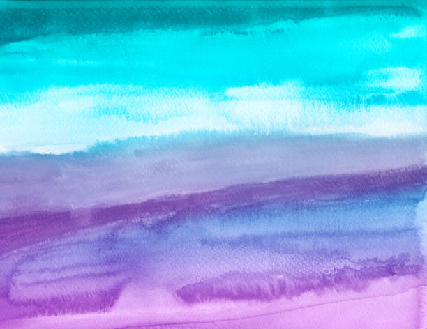 istock Wet in wet watercolor background 1494588427