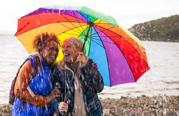 istock Happy Together under an Umbrella in Scotland 1494589894