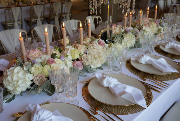 istock Luxury Wedding Table Decoration, Braga, Portugal. 1494601570