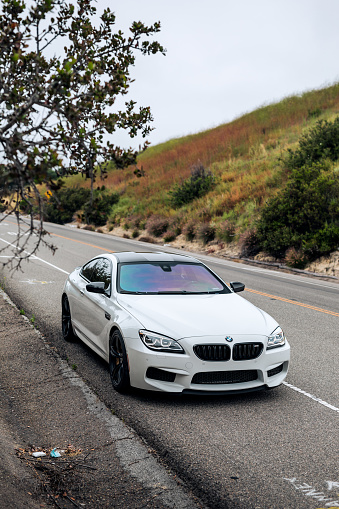 Seattle, WA, USA
May 23, 2023
White BMW M6 parked with a tree branch overhead