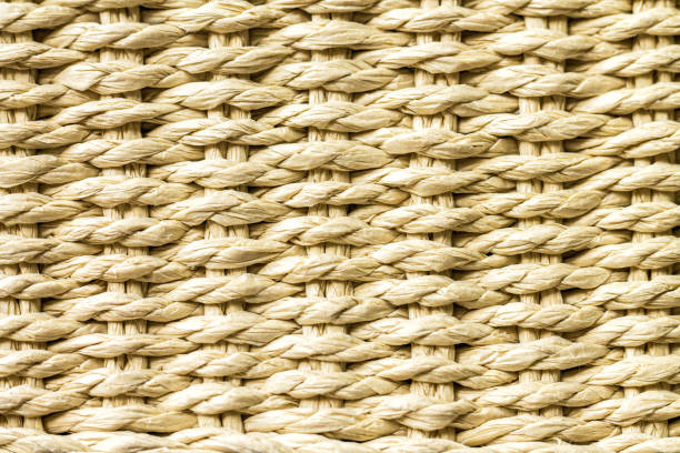 istock Texture background of wicker straw basket close-up 1494620323