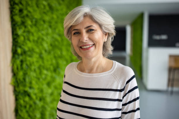 istock Charming mature woman 1494621673