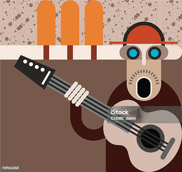 Ilustración de Músicoilustración Vectorial y más Vectores Libres de Derechos de Actuación - Espectáculo - Actuación - Espectáculo, Arte, Barba de tres días