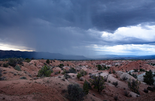 Storm over Escalante desrt Utah