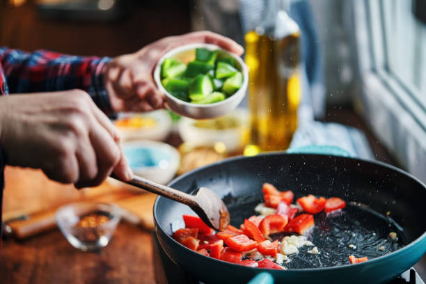 istock Preparing Mediterranean Canned Mackerel Spaghetti Pasta 1494633547