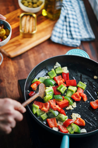 istock Preparing Mediterranean Canned Mackerel Spaghetti Pasta 1494633658