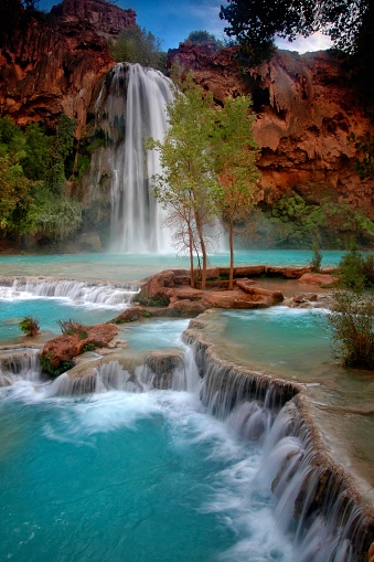The beautiful Havasu Falls of Arizona