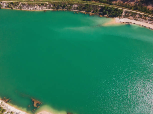 istock Aerial view of a beautiful lake 1494639375