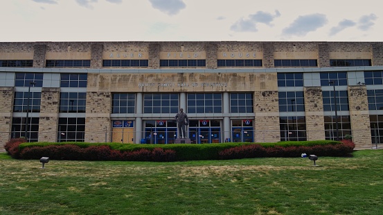 Lawrence, Kansas - May 28, 2023: University of Kansas Allen Fieldhouse - Home of the KU Jayhawks Basketball