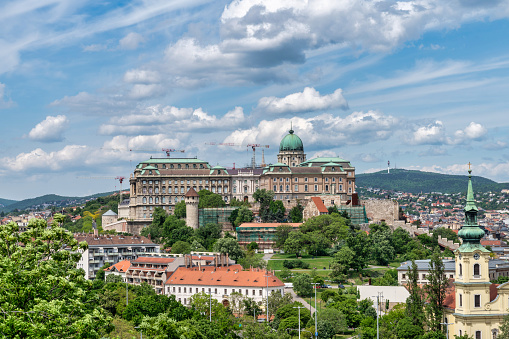 Experience the captivating beauty of Budapest's cityscape, where the past seamlessly merges with the present. This photo showcases the dynamic and cosmopolitan nature of Hungary's capital. Against a backdrop of architectural wonders,  the Budapest cityscape shines with vibrancy and history.