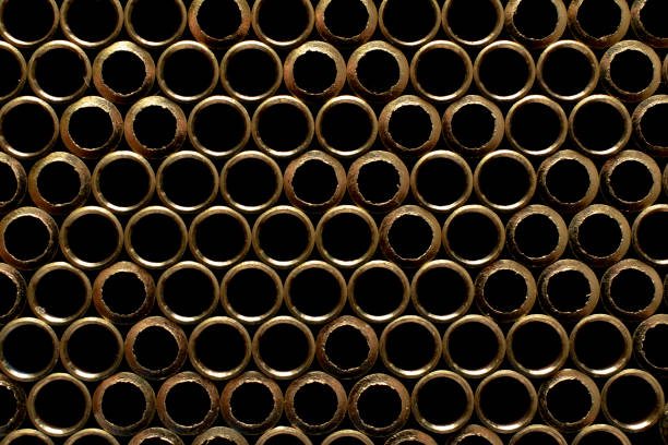 istock tubes arranged in a honeycomb. 1494647872
