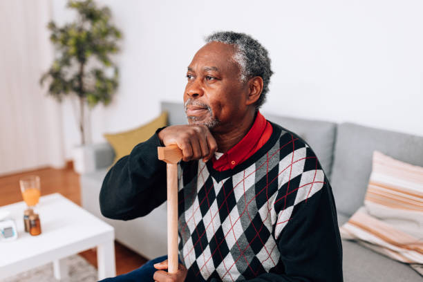 istock Senior Man's Heavyheartedness on Full Display 1494649161