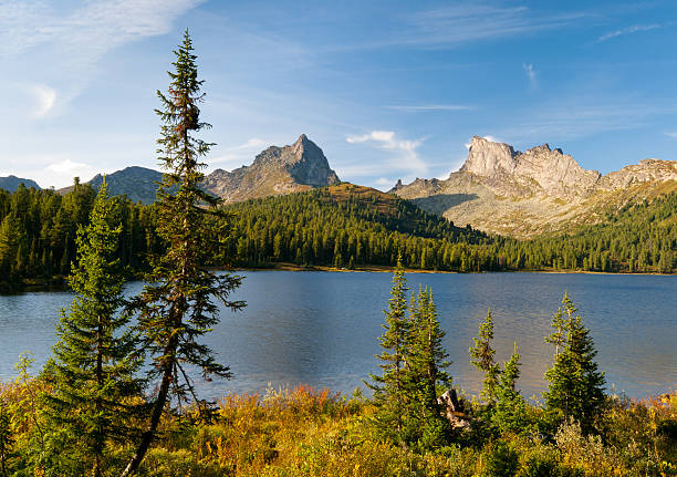 istock At the shore of mountain lake 149465960