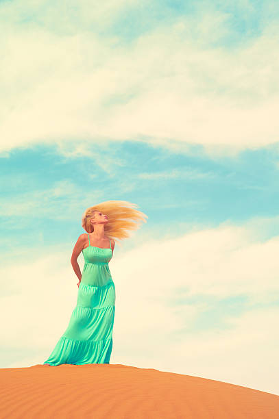 istock Woman and desert. UAE 149466367