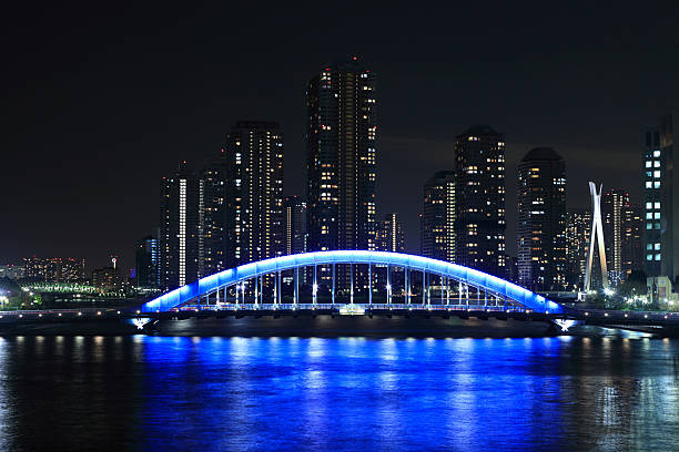 istock Eidai Bridge and Sumida River in Tokyo, Japan 149466390
