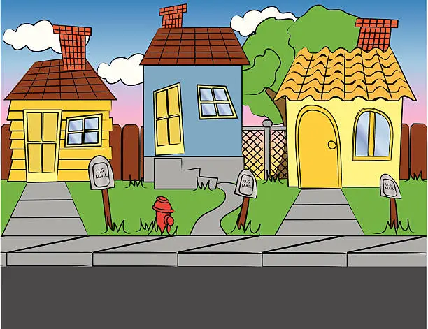 Vector illustration of Neighborhood