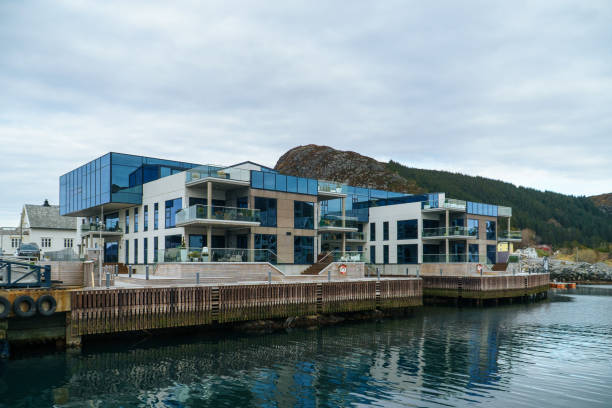 istock View of modern house above water 1494666779